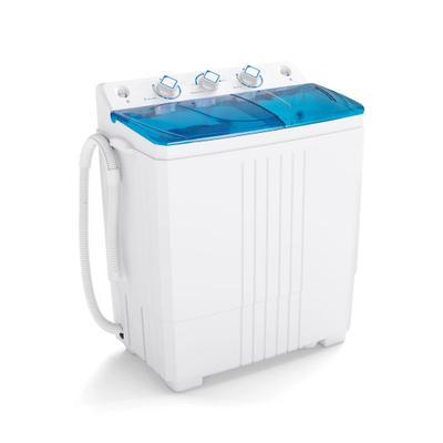 Costway Portable Washing Machine with Built-in Drain Pump-Blue
