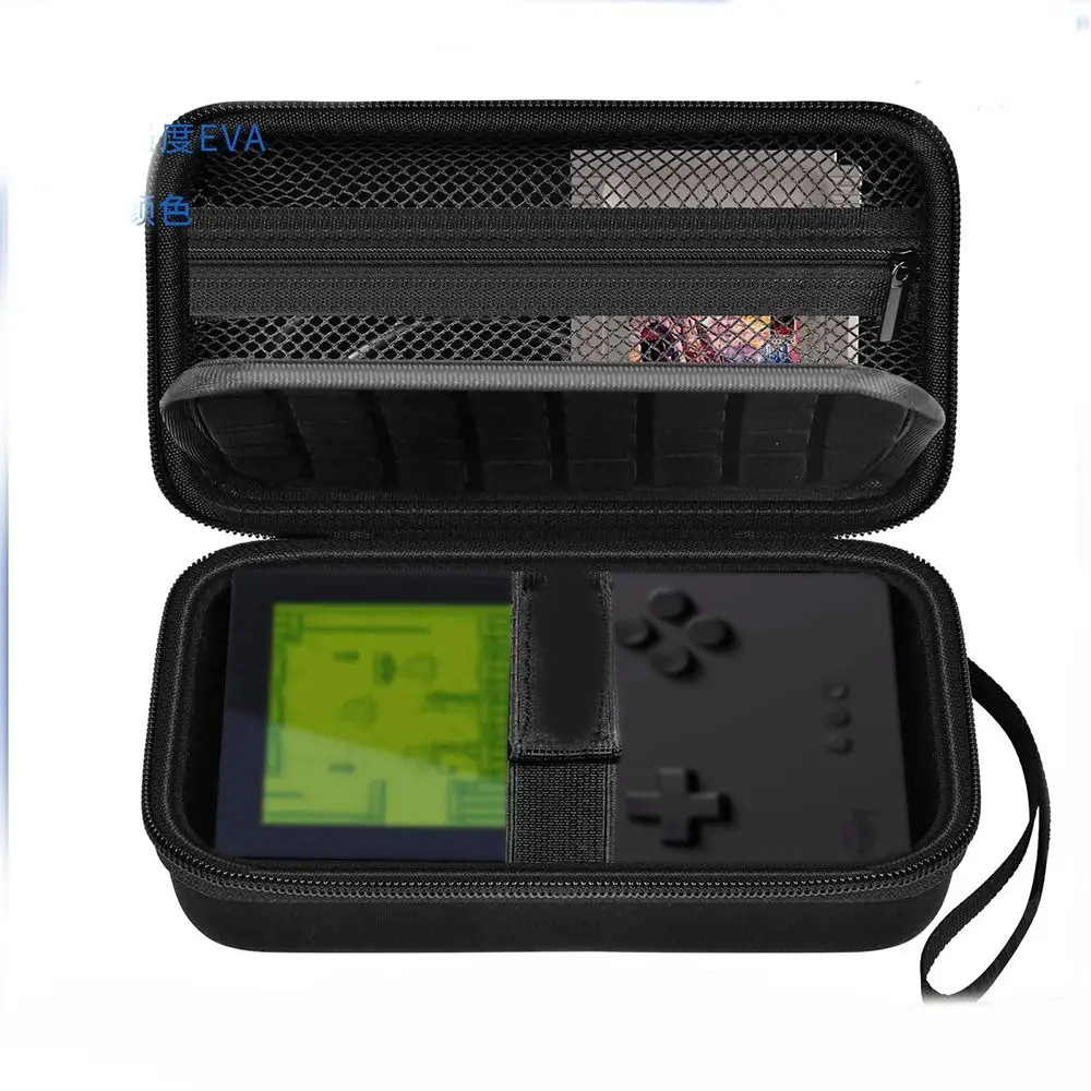 Étui rigide pour Console de jeu portable de poche analogique, sac de rangement pour cartes de jeux vidéo, câble de chargement et accessoires