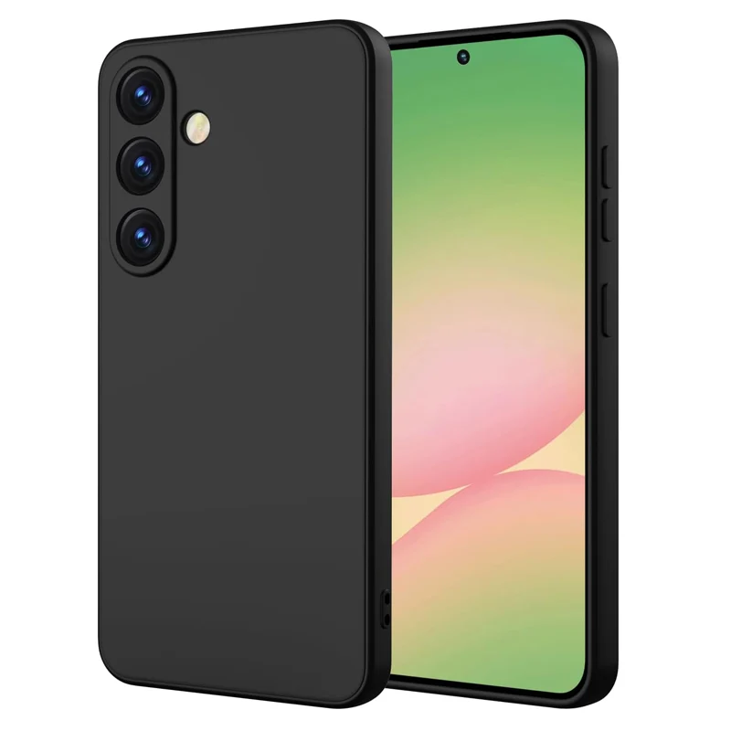 Luxus Schwarz Telefon Fall Für Samsung Galaxy A16 A26 A36 A15 A35 A55 A56 A54 A34 A14 A04 A05S A06 A24 A25 Weiche Zurück Abdeckung Fall