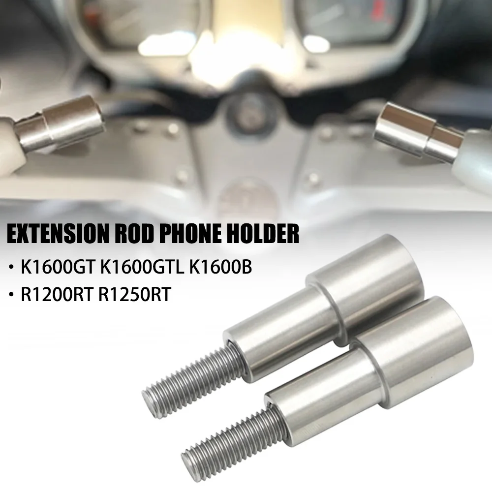Für BMW R1200RT R1250RT R1200RS R1250RS K1600GT K1600GTL K1600B Verlängerung Stange Unterstützung Handy-Navigation Halterung Motorrad Image