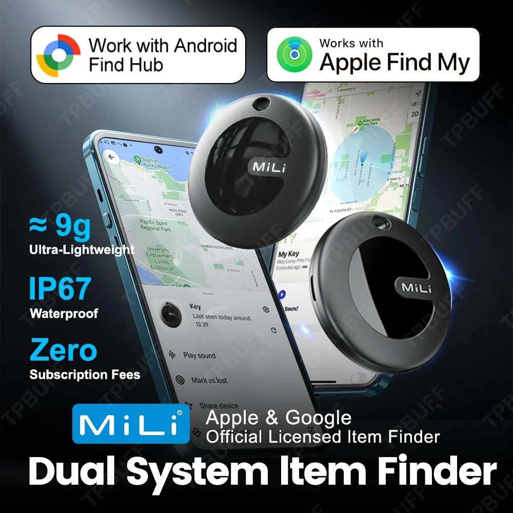 Google Airtag GPS-Tracker IOS Android Find My Device Tracker-Karte Smart Smart Electronics Unterhaltungselektronik Dual System