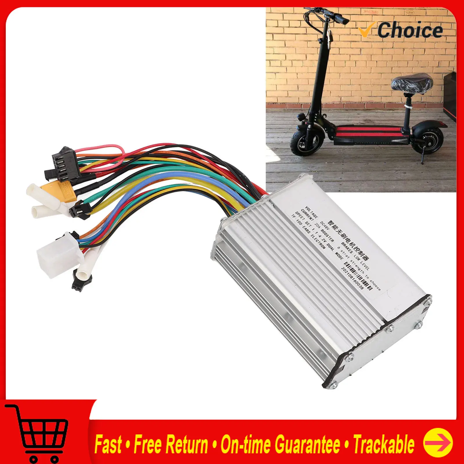 Elektroroller-Controller, intelligenter bürstenloser Motorcontroller, 48 V, 20 A, für KUGOO M4, 2-Rad-Typ Image