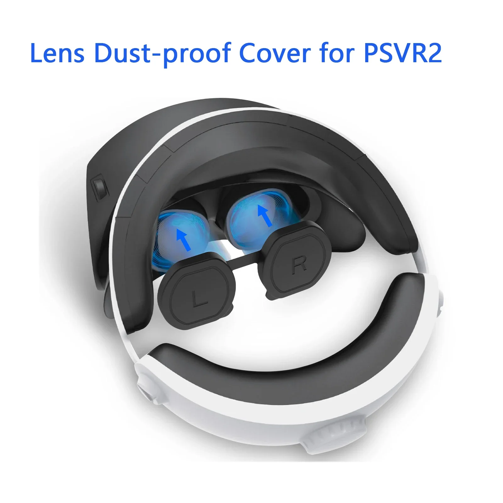 Lens Dust-proof Cover for PSVR2 VR Glasses Anti-scratch Waterproof Silicone Protectors Cap for P-S VR2 PS VR 2 Accessories