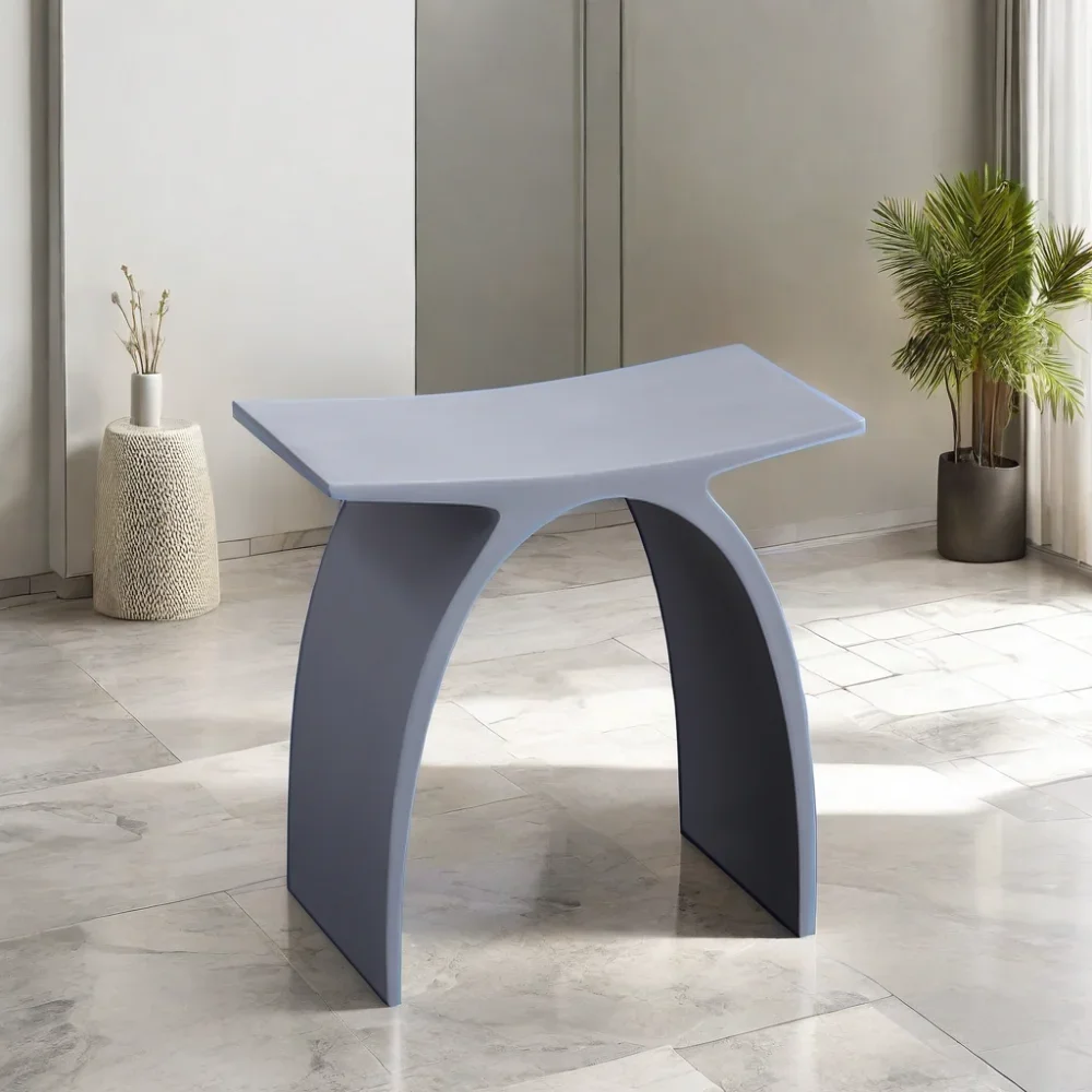 Stein Duschhocker Kunststein Badezimmer Sitzbank für Badezimmer und Duschraum Zubehör