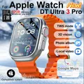 Nuovo DT Ultra 3 Pro Google map NFC Smart Watch 32G Memoria Musica Video NFC Chiamata Bluetooth Orologio intelligente impermeabile per Android iOS