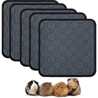 Guinea Pig Cage Lining Washable Guinea Pig Skin Pad Reusable and Non Slip Urinary Pad for Guinea Pig Cat Dog Bed Small Animal