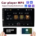 Podofo 9 pollici 1 Din Supporto per autoradio D-Play Touch Screen Lettore multimediale per auto EQ BT Android Auto USB Controllo del volante