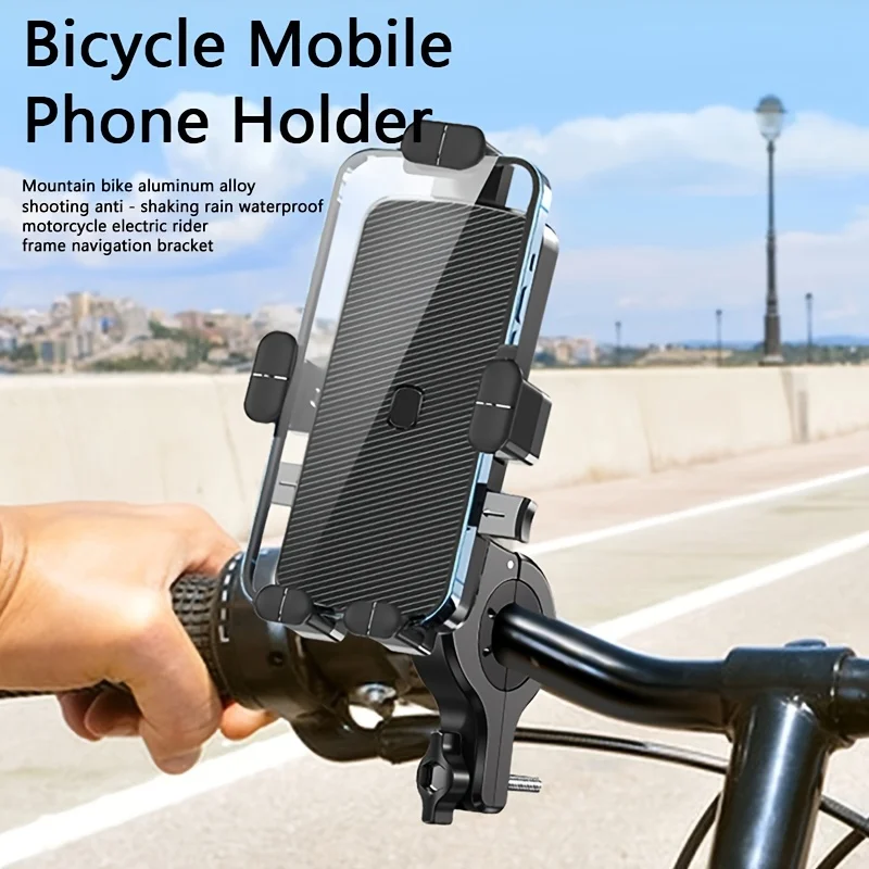 1-teiliger Motorrad-Telefonhalter, universell für Elektrofahrräder, Reitnavigationsständer Image