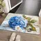 1PC Flower Pattern Kitchen Rugs Non-Slip Home Door Mats Pop design Bathroom Rugs Bath Mat Carpet for Home Sink Laundry Decor