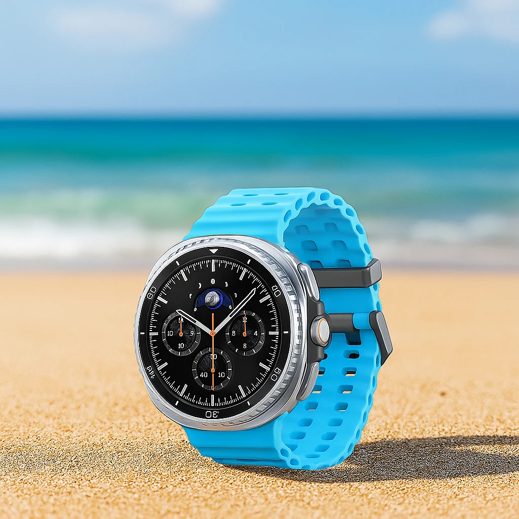 Band für Samsung Galaxy Watch 8 40 mm 44 mm 8 Classic 46 mm Ocean Sport Silikonarmband Gürtel Correa Bracele Galaxy Watch 8 Armband Image