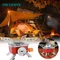 Bruciatore portatile da campeggio pieghevole bruciatore a gas da esterno escursionismo picnic bruciatore da campeggio barbecue stufa da campeggio mini bruciatore portatile