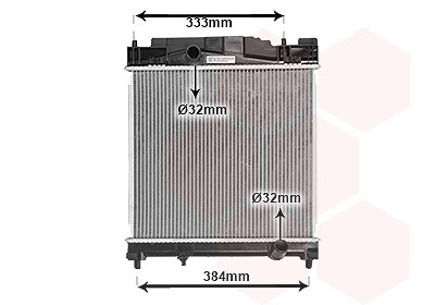 Van Wezel Kühler, Motorkühlung [Hersteller-Nr. 53002502] für Toyota Image