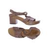 Vialis Damen Sandale, Gr. 40, braun, Leder