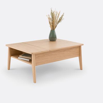 Suzon Lift-Top Oak Veneer Coffee Table