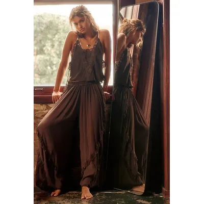 Ready For More Pants by Intimately at Free People in Chocolate Torte, Size: XS