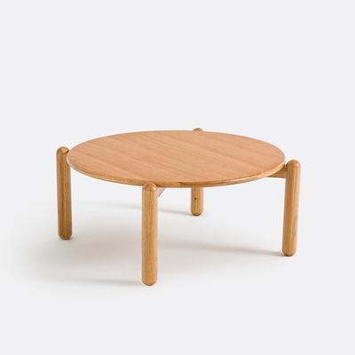 Coloquo Round Oak Veneer Coffee Table