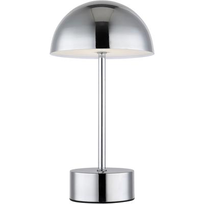 MY HOME LED Tischleuchte "Bea", grau (chromfarben), 1 flammig, Ø 16,00cm H: 28,00cm,, Lampen, 3 Stufen Touch Image