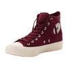 Sneaker CONVERSE "CHUCK TAYLOR ALL STAR DURABLE", Gr. 40, deep bordeaux, natural ivory, Textil, sportlich, Schuhe
