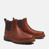 Chelseaboots TIMBERLAND "BRITTON ROADMID CHELSEA BOOT", Herren, Gr. 45, md brn f grain w dk brn, Leder, sportlich, Schuhe, Stiefelette, Winterschuhe, Ankle Boots