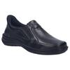 Slipper JOSEF SEIBEL "New Anvers 22", Herren, Gr. 44, schwarz, Leder, casual, Schuhe, Anzugschuh, Komfortschuh in Weite K