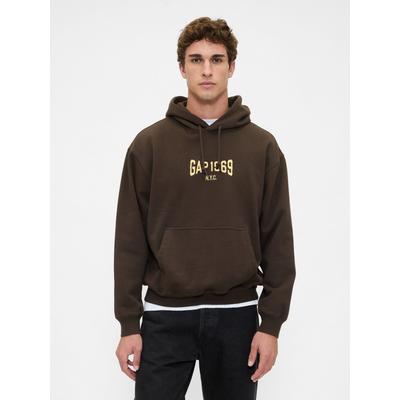 Gap Brown Heavyweight 1969 Logo Hoodie