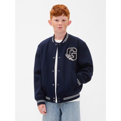 Gap Blue Varsity Logo Bomber Jacket (4-13yrs)
