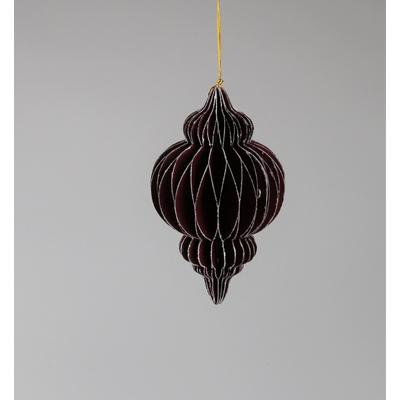 Christbaumschmuck AM DESIGN "aus Papier, Ø: 15 cm", rot (bordeaux), Ø:15cm, Weihnachtsbaumschmuck, 6er Set Image