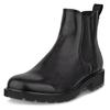 Chelseaboots ECCO "Metropole Vienna", Damen, Gr. 40, schwarz, Leder, klassisch, Schuhe, Stiefelette, Schlupfboots, Casual-Boots mit Stretcheinsätze
