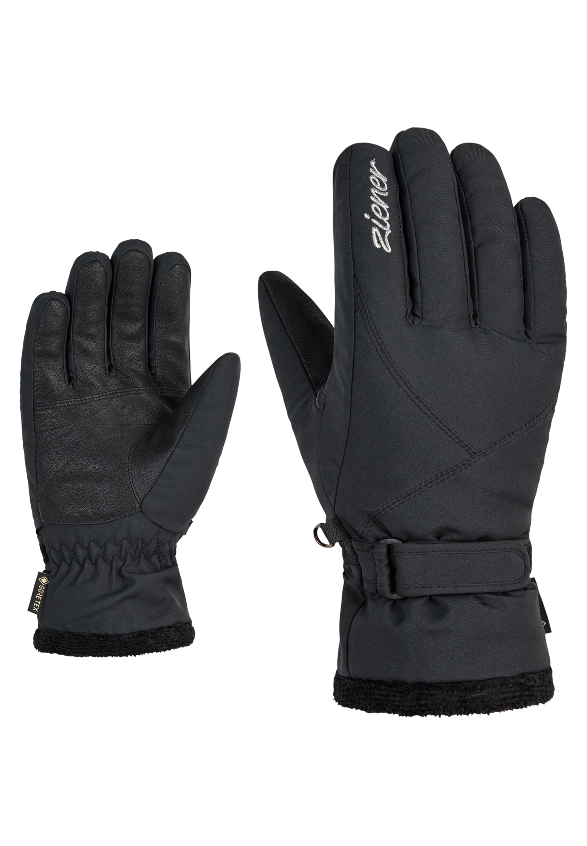 Skihandschuhe ZIENER "ZI-lady 1336 GTX", Damen, Gr. L, schwarz, Kunstfaser, Handschuhe Image