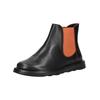 Stiefelette FLY LONDON "Fly London Stiefelette Leder/Textil", Damen, Gr. 37, rot (schwarz, rot), Leder, Textil, casual, Schuhe