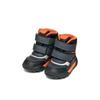 Winterboots GEOX "B TREKKYUP BOY B ABX", Kinder, Gr. 26, blau (navy, orange), Lederimitat, Textil, sportlich, Schuhe, Winterstiefel mit Warmfutter, Größenschablone zum Download