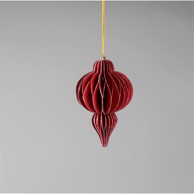 Christbaumschmuck AM DESIGN "aus Papier, Ø: 12 cm", rot, Ø:12cm, Weihnachtsbaumschmuck, 4er Set Image