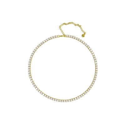 Fashionbox Collier vergoldet mit Zirkonia weiss Image