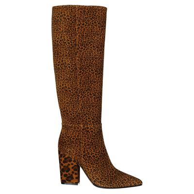 Sergio Rossi – Lederstiefel mit Leopardenmuster Image