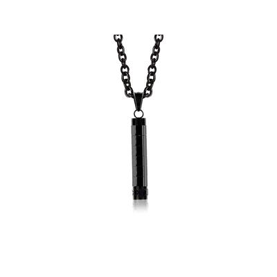 Dkeniz Anhänger mit Kette Edelstahl BLACK PURE-O Image