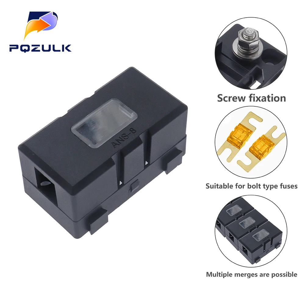 MIDI-Sicherungshalter Automotive AMI Inline-Sicherungshalter ANS-H mit Abdeckung für den Bau von Marine, Autos, LKWs Image