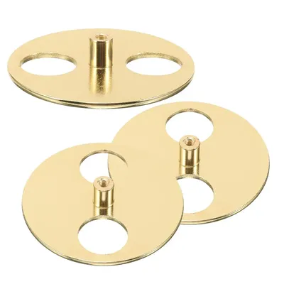 3 PCS Music Box Accessories Turntable Toy Hardware Winding Keys for Boxes Button Metal