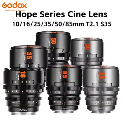 7artisans Hope S35 T2.1 10/16/25/35/50/85 mm Prime Cine-Objektiv 7 Handwerker für Sony FX30 RED GH9 Fujifilm XT5 für Canon RF M43