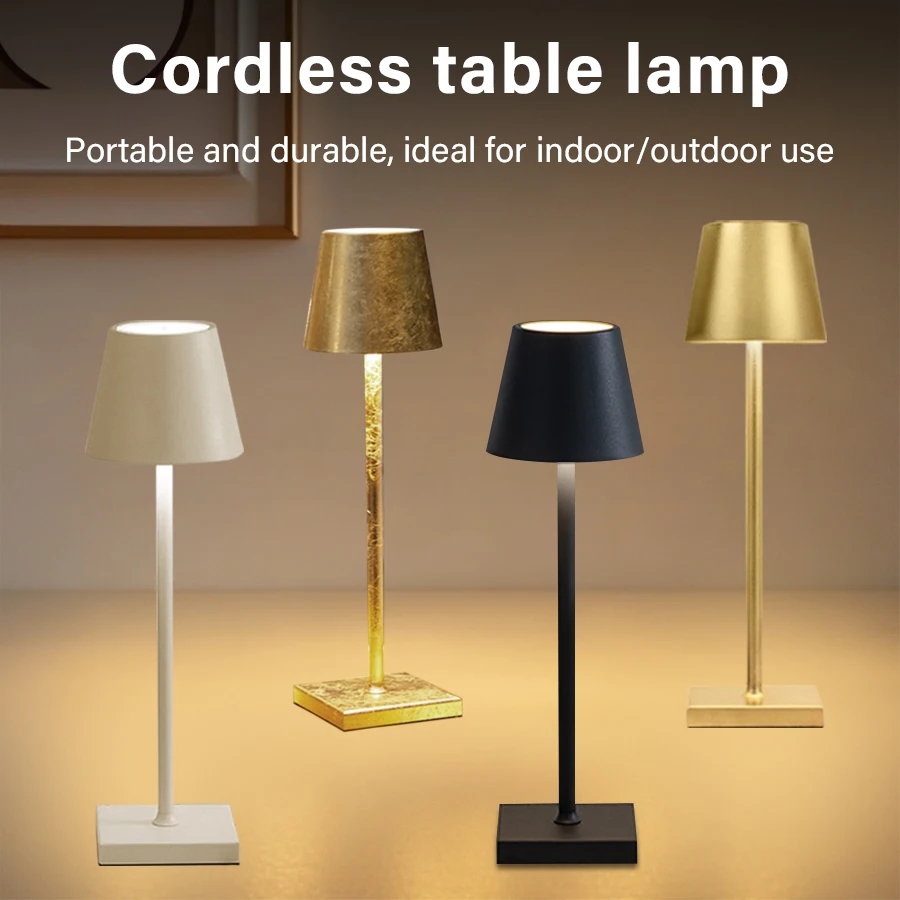 LED Nachtlicht Wiederaufladbare Tischlampe Wireless Touch Sensor Schlafzimmer Nachttischlampen Esstisch Nachtlichter Raumdekoration