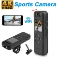 Telecamera sportiva 4K WiFi con schermo Videoregistratore digitale portatile piccoloPolice BodyCam Videocamera in miniatura per visione notturna a infrarossi