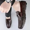 Luxus Marke Echtes Leder Business Schuhe Hochwertige Handgemachte Genähte Loafer Mode Design Casual Leder Schuh Größe 38-45