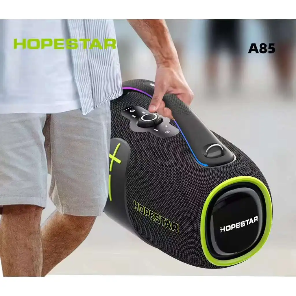Hopestar A85 Tragbarer Lautsprecher, 400 W RGB, kabelloser Subwoofer, hochwertiger Heimkino-USB-Audioplayer Image
