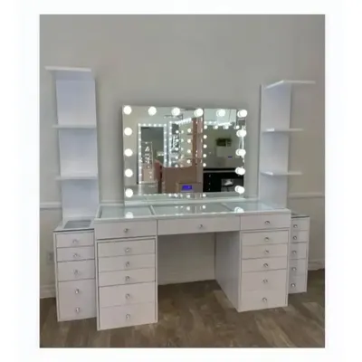 Dressers, with Mirror and Drawer, Modern Makeup Vanity Dressing Table, Economic Makeup Dressers, Bedroom Furniture
