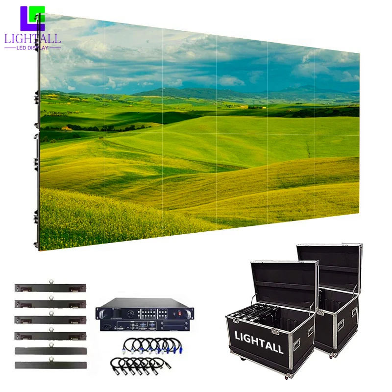 Schlüsselfertigte Lösung, LED-Videowand, 9,8 x 6,5 Fuß, 3 x 2 m, P3,9-LED-Display, Vermietung, LED-Panel für den Außenbereich, Bühnen-LED-Bildschirm