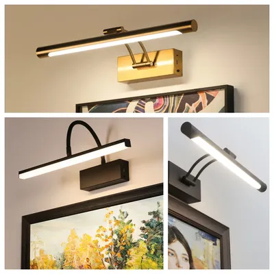 LED Wall light Lamp Rechargeable Wiring-free For Living Room Hallway Bedroom Restroom Mirror Front Lighting Mirror Front Lights