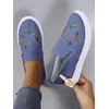 Frühlingsneue Damen-Freizeitsportschuhe, bequem, atmungsaktiv, leicht, verschleißfest, faule Schuhe, flache One-Step-Schuhe