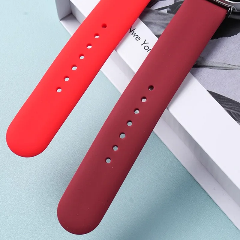 Silikon Schleife Strap Für Redmi Uhr 5 lite Sport Band Für Xiaomi Mi Uhr 5 Aktive Armband Armband 20/22mm correa zubehör Image