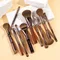 MAANGE NEUE 10 stücke Make-Up Pinsel Weichen, Flauschigen Foundation Erröten Pulver Lidschatten Blending Flüssigkeit Creme Weibliche Kosmetik Schönheit Werkzeug