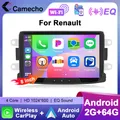 Camecho 2 + 64G Autoradio GPS Stereo Bluetooth Wifi Wireless Carplay Android Auto Per Renault Dacia Sandero Duster Logan Dokker