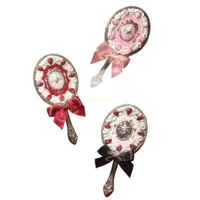 Flower Knows Strawberry Cupid Handspiegel Flower Window Makeup Mirrors Vintage Mirror